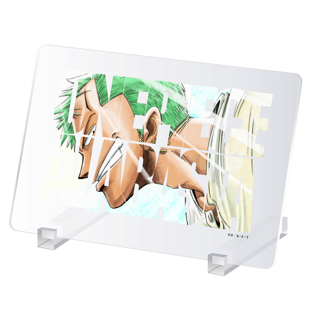 ONE PIECE カスタマイズ アクリルスタンドボード アラバスタ編（タイポグラフィフレーム）