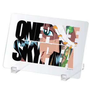 ONE PIECE カスタマイズ アクリルスタンドボード 空島編（タイポグラフィフレーム）