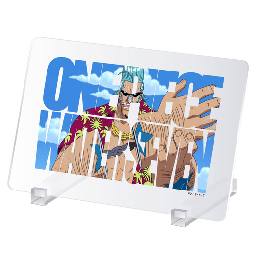 ONE PIECE カスタマイズ アクリルスタンドボード ウォーターセブン編（タイポグラフィフレーム）