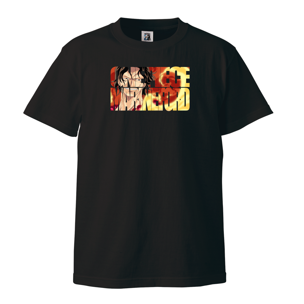 ONE PIECE カスタマイズ Tシャツ マリンフォード頂上戦争編（タイポグラフィフレーム）