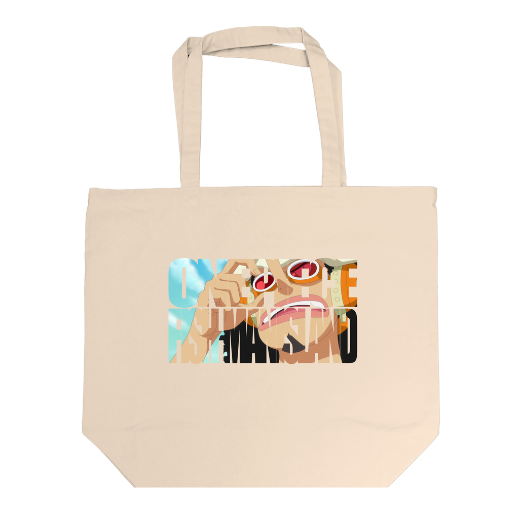 ONE PIECE カスタマイズ トートバッグ 魚人島編（タイポグラフィフレーム）
