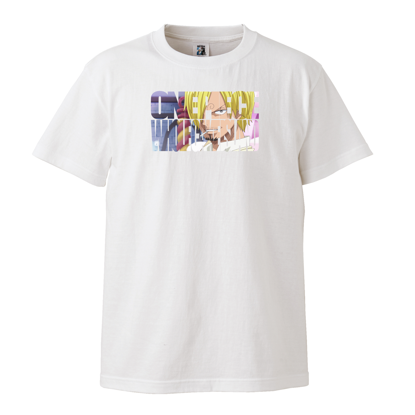 ONE PIECE カスタマイズ Tシャツ ホールケーキアイランド編（タイポグラフィフレーム）