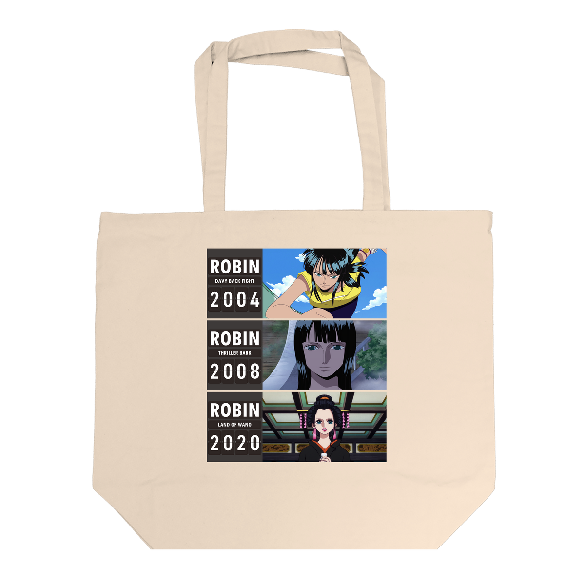 ONE PIECE カスタマイズ トートバッグ ロビン (タイムマシン) – Goods Luck